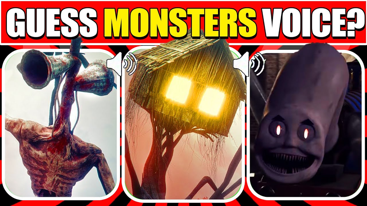 Guess The Monster S Voice Choo Choo Charles Cursed Thomas Siren