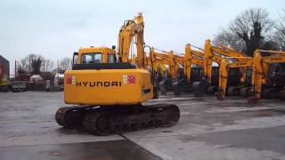 Hyundai Robex 140-LC7 excavator, inspected by MEVAS engineer