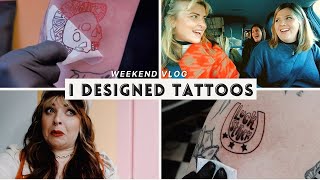 I designed these tattoos | Weekend Vlog