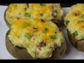 Twice Baked Potatoes Recipe - How to Make Twice Baked Potatoes