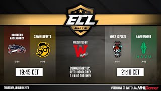 Northern Ascendancy vs SAWO Esports \u0026 YMCA Esports vs HAVU Gaming - ECL 11 (Elite) | NHL 21 EASHL 6s