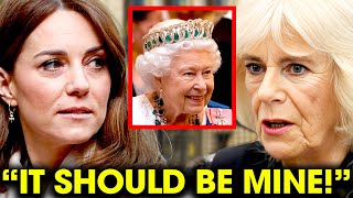 Queen Camilla FURIOUS Seeing Catherine Wearing Most Wanted Tiara She Inherited From Queen Elizabeth!