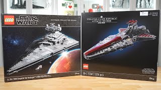 LEGO Star Wars UCS VENATOR vs. UCS IMPERIAL STAR DESTROYER Comparison! (75252 vs. 75367)