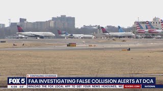 Faa Investigating False Collision Alerts At Dca