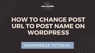 How to Change Post URL to Post Name in wordpress | Wordpress Tutorial 2025