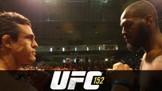 UFC 152 Weigh-In Staredown: Jones vs. Belfort