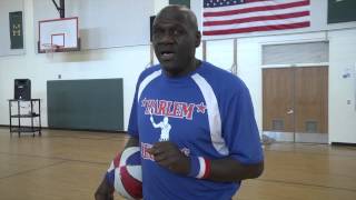 VCS Launchpad: Harlem Globetrotter Visits Heritage Middle