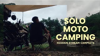 Solo Moto Camping | Riverside Camping | Hidden Stream Campsite | Tanay Rizal Philippines