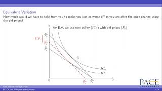 Equivalent Variation and Compensating Variation