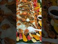 Boodle fight Filipino food military inspired style of eating #short