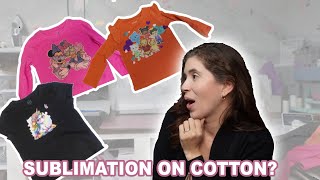 Three methods to do sublimation on cotton