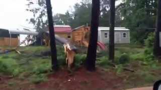 Hail Wind and Tornado Damage Liberty Mississippi