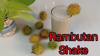 Easy And Tasty Rambutan Shake /#shake #rambutan #fruit #ytvideo #food #viralvideo #trending