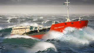 55 Speed SHIPS Crash Sinking MONSTER WAVES In Storm