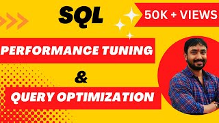 SQL Query Optimization and performance tuning  | SQL Tutorial for Beginners in Hindi