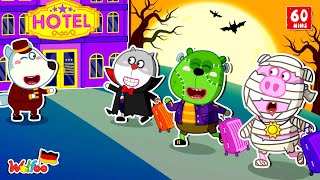 Wolfoo Geschichte 🐺 Vampir! Verlass mich nicht! Fröhliches Halloween | Videos für Kinder