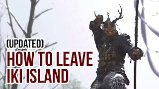 Ghost of Tsushima Directors Cut PS5 - How to Leave Iki Island (updated)