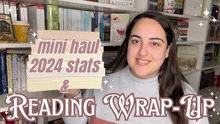 Wrapping Up 2024! Stats, December Reads, and a Mini Book Haul! FINAL BOOKMAS VIDEO!