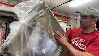 How to install a Yamaha Rain Guard Golf Club Protector cover / Canopy on a YDRA, YDRE Golf Cart. G29