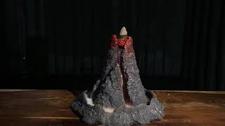 BACK22 Volcano Backflow Incense Burner