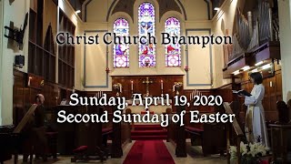 Sunday Service April 19, 2020 (2nd Sunday of Easter)