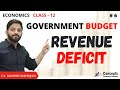 REVENUE DEFICIT and its Implications | Revenue Deficit in Government Budget | Class 12