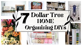 7 Dollar Tree Home & Craft Room Organizing DIY Ideas *Summer Organization Time *Genius Storage Hacks
