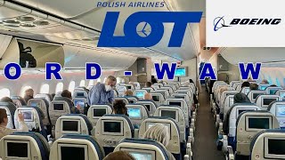 LOT Polish Airlines Boeing 787-8 Chicago-Warsaw (LO4)