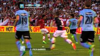 Gol Barrios. Newell's 2 - Belgrano 2. Fecha 3. Torneo de Primera División 2014. FPT.