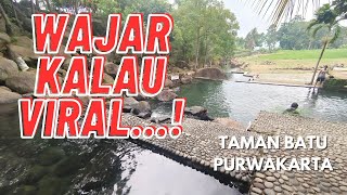 AKSES JALAN DAN BIAYA MASUK TAMAN BATU PURWAKARTA YANG VIRAL BANGET