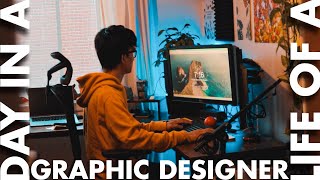 Day in a Life of a Freelance Graphic Designer (Montreal 2022)
