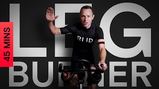 45 Minute Indoor Cycling Workout | Leg Burner