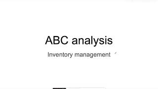 Problems in ABC analysis