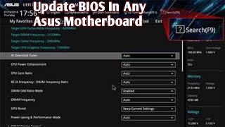 How to update bios asus b450m-a