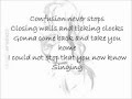 Clocks (Coldplay) Lyrics