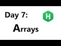 day 7 arrays hackerrank solution in java 8 | 30 Days Of  Code Hackerrank