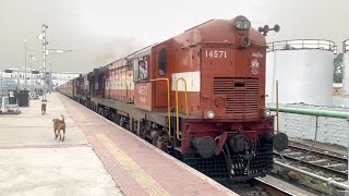 Unique BALDIE MLY WDG3A ALCo Departure | Beautiful Looking KINGFISHER WDM3D :DUAL CaB EMD Arrival IR