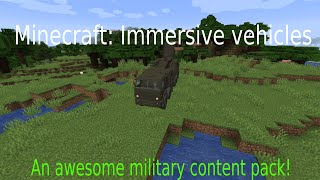 Minecraft Immersive Vehicles: An amazing military mod review