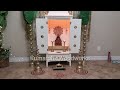 white and gold pooja mandir l desi diy l armoire into pooja unit