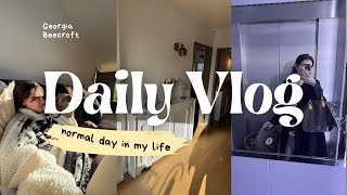 daily vlog | day off work ☕️🤍🕯️