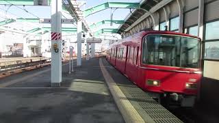 名鉄3100系+9500系急行岐阜ゆき　鳴海駅1番線入線