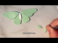 polymer clay tutorial make a luna moth stud without using a cookie cutter