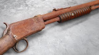 Restoring a 1906 Heavily Rusted Pump Action Rifle