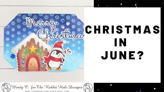 Unique Shape Card Idea - Christmas In July