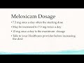 meloxicam 15 mg 7.5 mg dosage and side effects