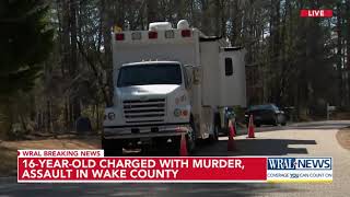 16-year-old charged with murder, assault in Wake County