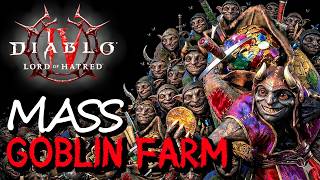 New Mass Goblin Farm for Treasure Breaches & Goblin Dungeons - Lord of Hatred - Diablo 4