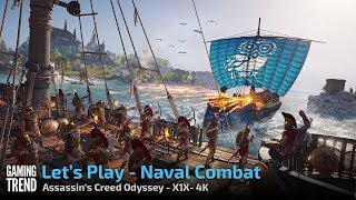 Assassin's Creed Odyssey - Naval Warfare - X1X 4K [Gaming Trend]