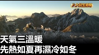 天氣三溫暖 先熱如夏再濕冷如冬 |【民生八方事】| 2024030402 @gtvnews27