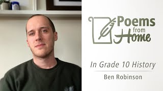 Hamilton Poems from Home - In Grade 10 History with Ben Robinson